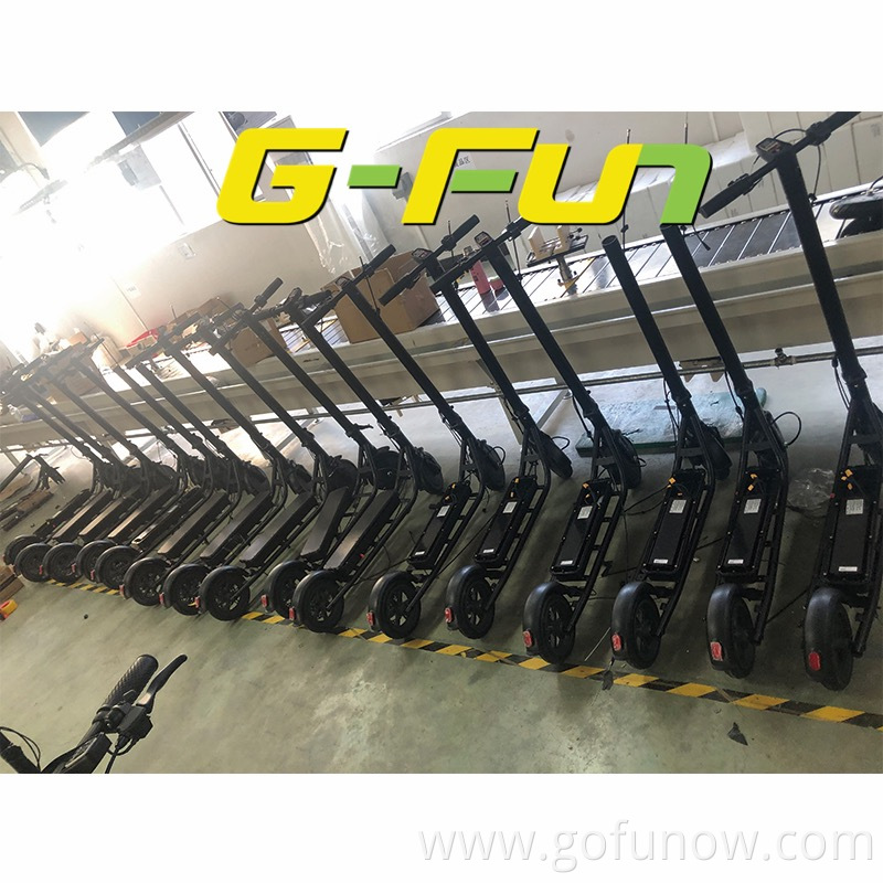 New 8.5Inch Solid Tire 2-wheel Folding Electric Scooter with Mudguard G-FUN